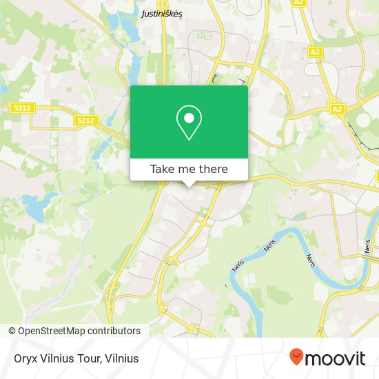 Карта Oryx Vilnius Tour