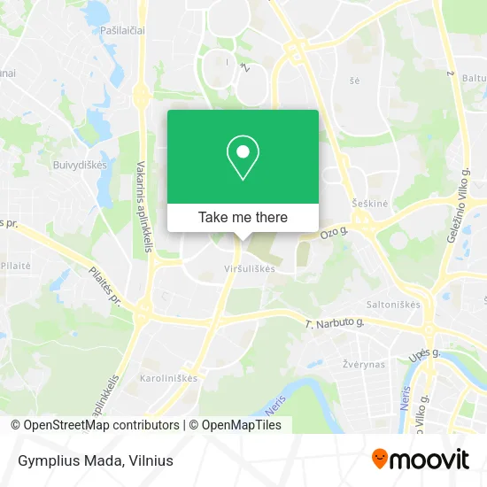 Карта Gymplius Mada