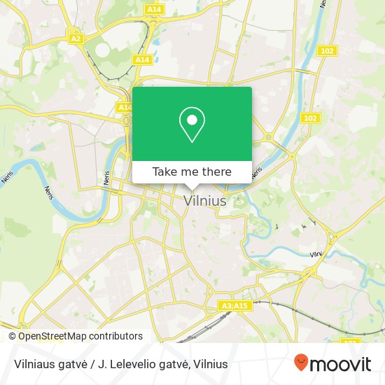 Vilniaus gatvė / J. Lelevelio gatvė map
