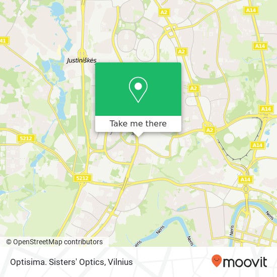 Optisima. Sisters' Optics map