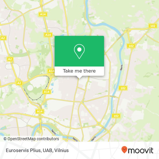 Euroservis Plius, UAB map