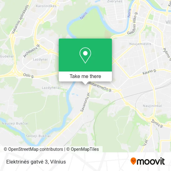 Карта Elektrinės gatvė 3