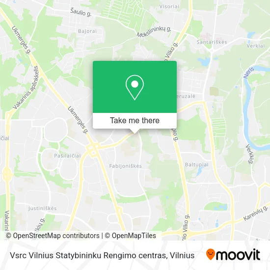 Карта Vsrc Vilnius Statybininku Rengimo centras