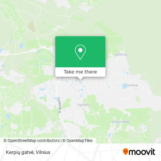 Карта Kerpių gatvė