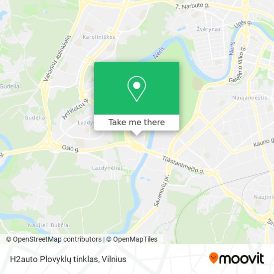 H2auto Plovyklų tinklas map