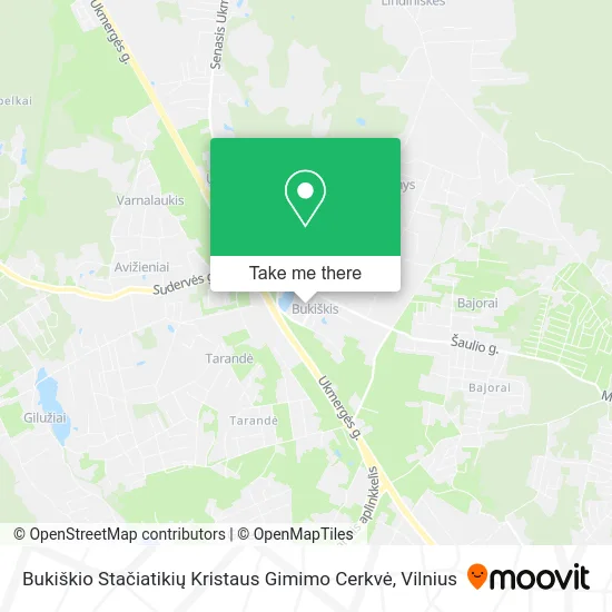 Карта Bukiškio Stačiatikių Kristaus Gimimo Cerkvė