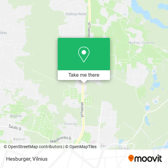 Карта Hesburger