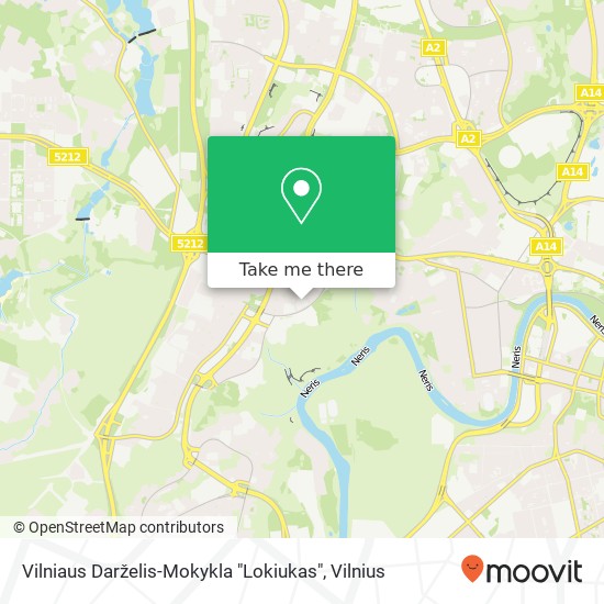 Vilniaus Darželis-Mokykla "Lokiukas" map