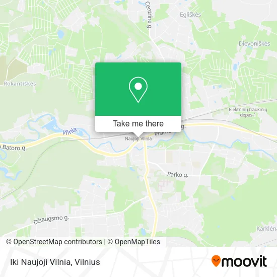 Карта Iki Naujoji Vilnia