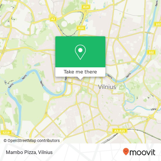 Mambo Pizza map