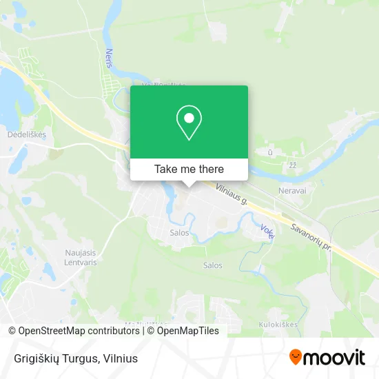 Карта Grigiškių Turgus