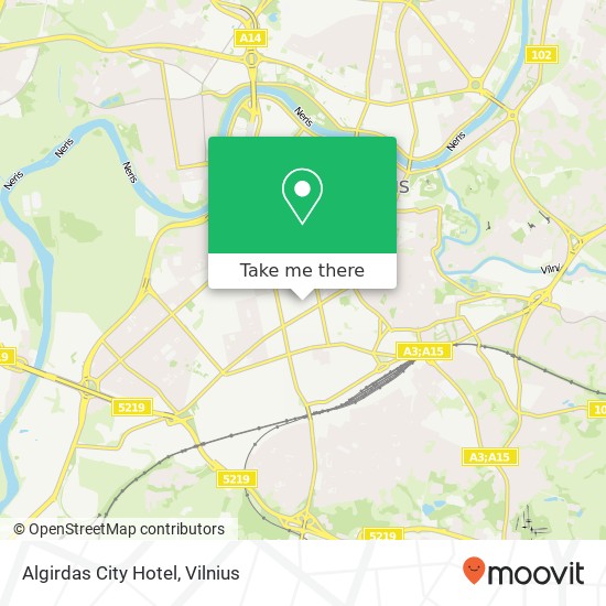 Карта Algirdas City Hotel