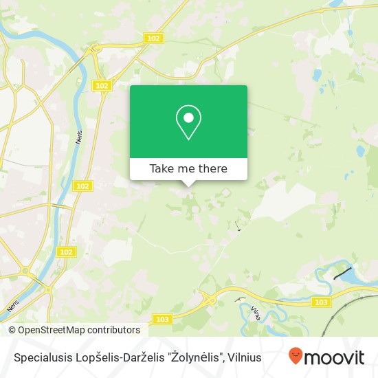 Specialusis Lopšelis-Darželis "Žolynėlis" map