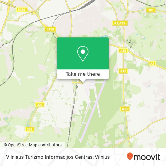 Карта Vilniaus Turizmo Informacijos Centras