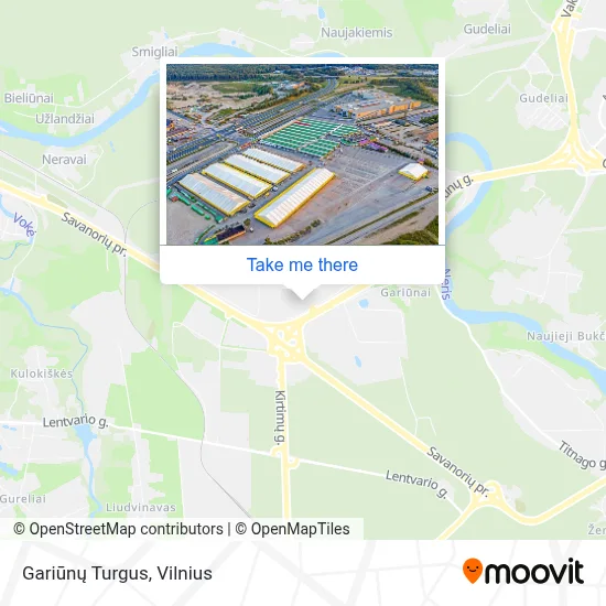 Gariūnų Turgus map