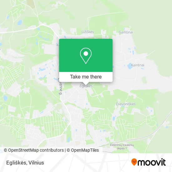 Карта Egliškės