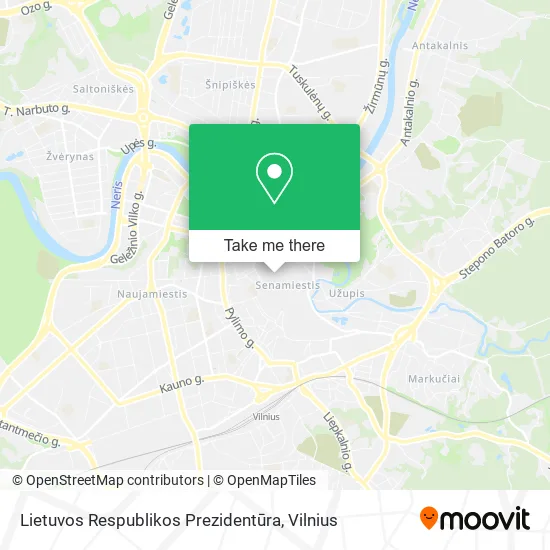 Карта Lietuvos Respublikos Prezidentūra