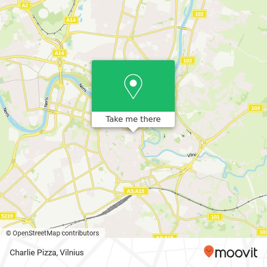 Карта Charlie Pizza