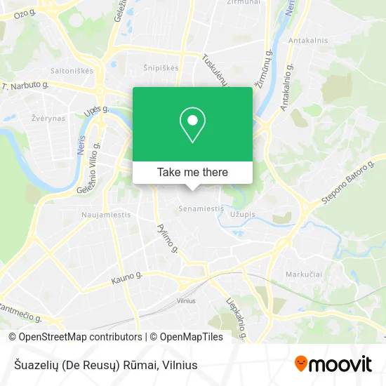 Карта Šuazelių (De Reusų) Rūmai