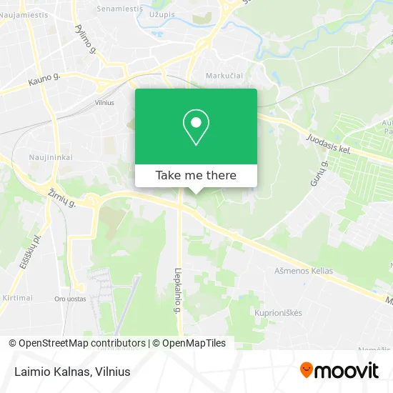 Карта Laimio Kalnas