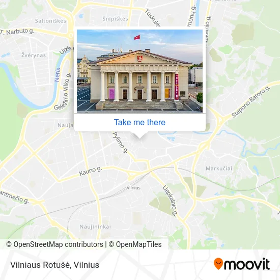 Карта Vilniaus Rotušė