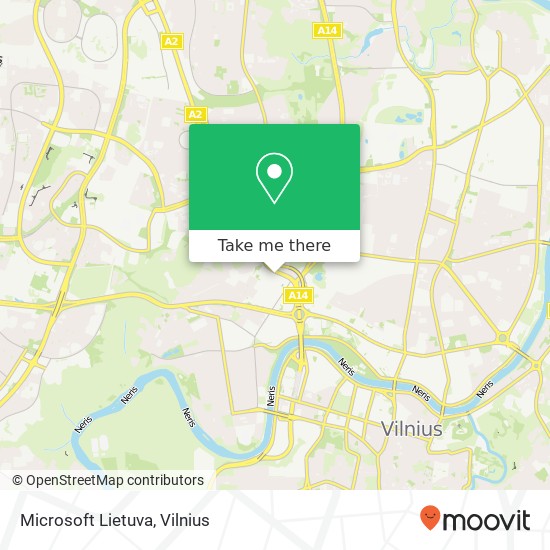 Microsoft Lietuva map