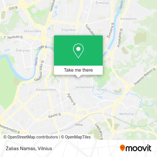Карта Žalias Namas