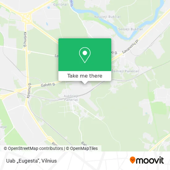 Карта Uab „Eugesta“