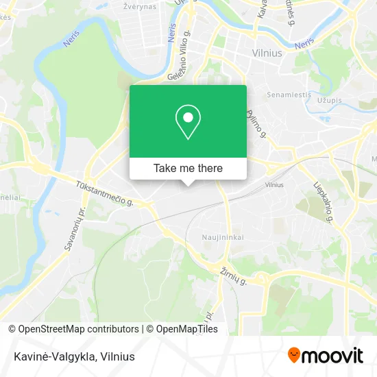 Карта Kavinė-Valgykla