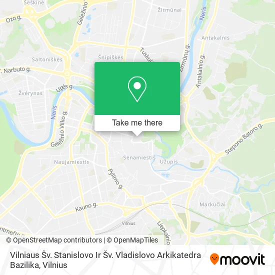 Карта Vilniaus Šv. Stanislovo Ir Šv. Vladislovo Arkikatedra Bazilika