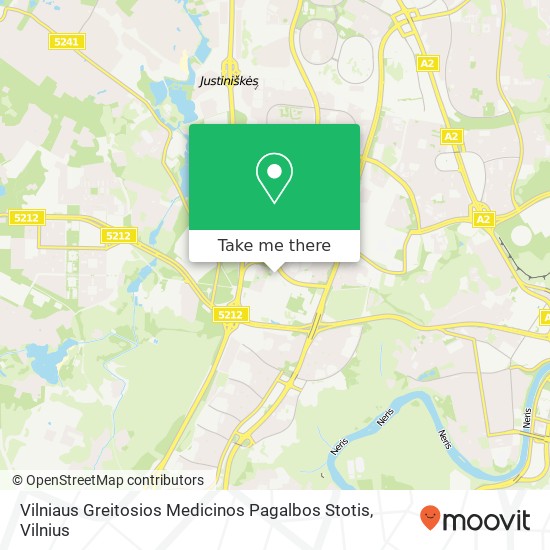 Карта Vilniaus Greitosios Medicinos Pagalbos Stotis