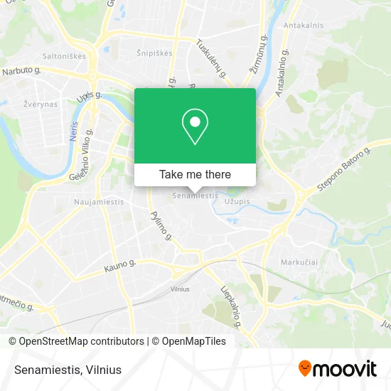 Карта Senamiestis