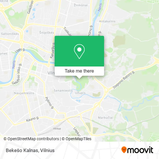 Карта Bekešo Kalnas