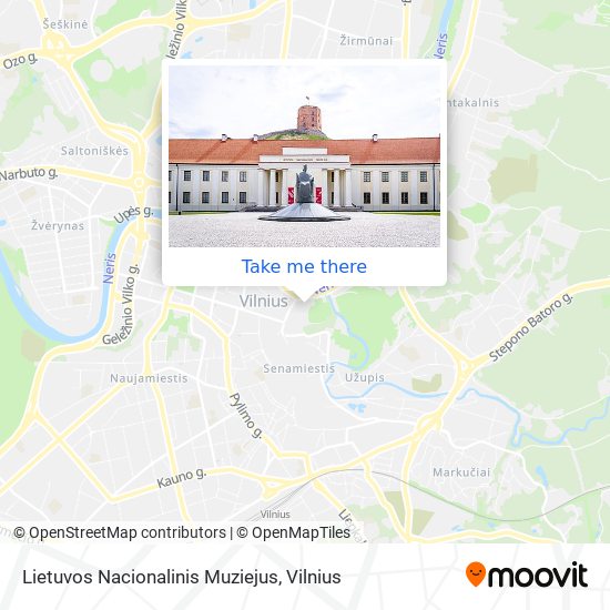 Lietuvos Nacionalinis Muziejus map