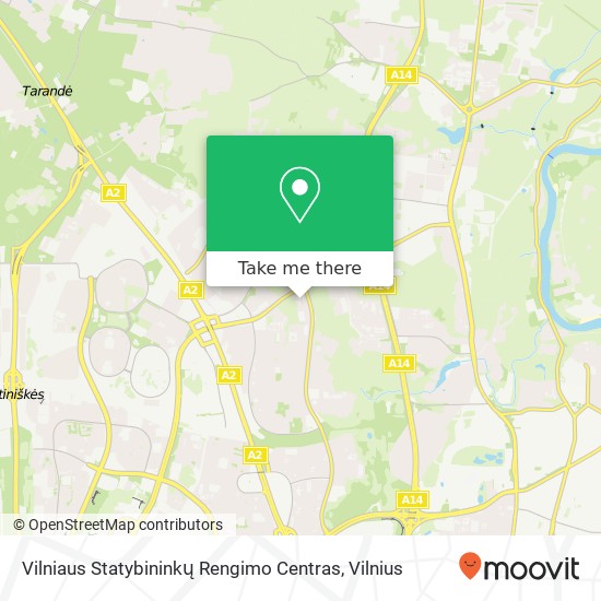 Vilniaus Statybininkų Rengimo Centras map