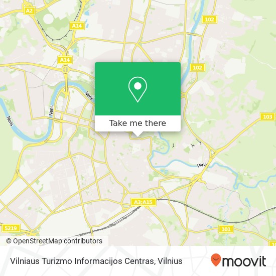 Vilniaus Turizmo Informacijos Centras map