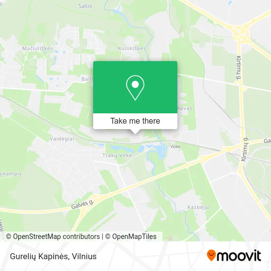 Карта Gurelių Kapinės