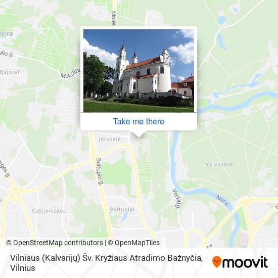 Vilniaus (Kalvarijų) Šv. Kryžiaus Atradimo Bažnyčia map