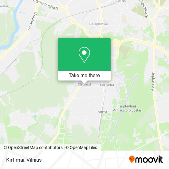 Карта Kirtimai