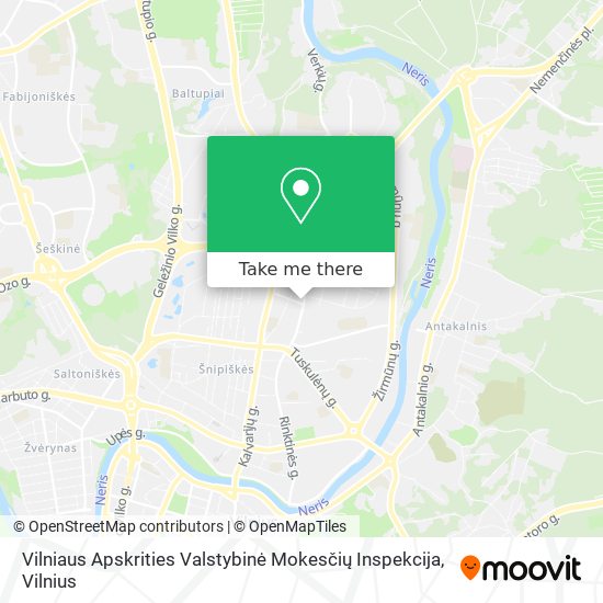 Vilniaus Apskrities Valstybinė Mokesčių Inspekcija map
