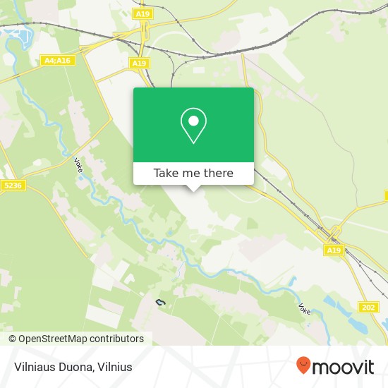 Карта Vilniaus Duona