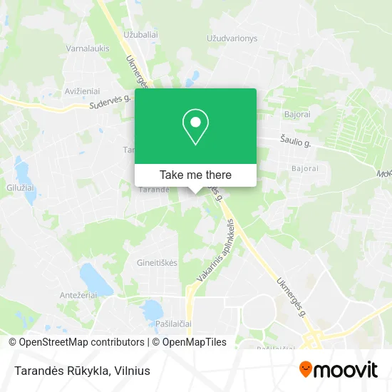 Карта Tarandės Rūkykla
