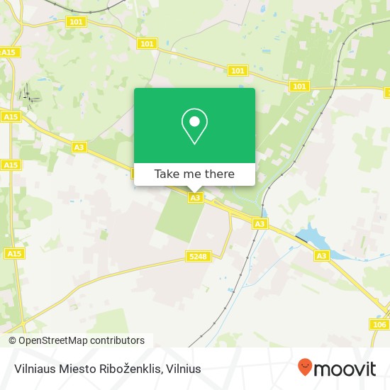 Vilniaus Miesto Riboženklis map