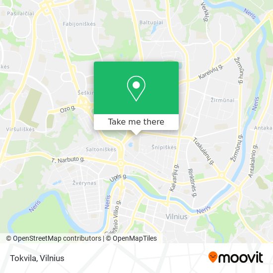 Карта Tokvila