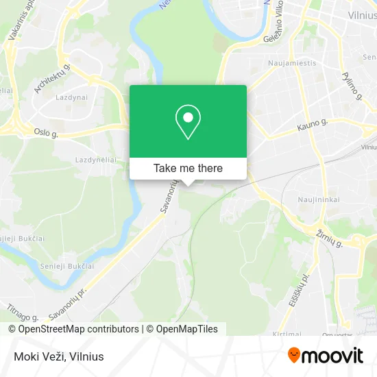 Карта Moki Veži