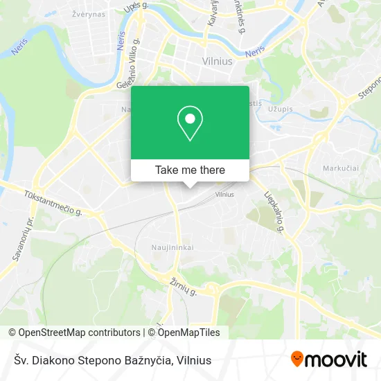 Карта Šv. Diakono Stepono Bažnyčia