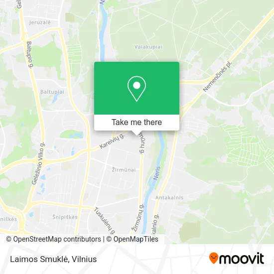 Карта Laimos Smuklė