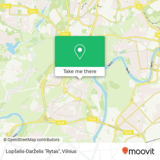 Карта Lopšelis-Darželis "Rytas"