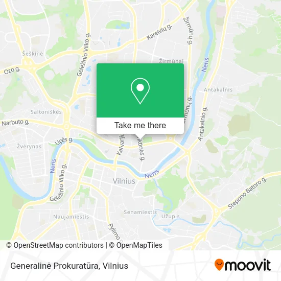 Карта Generalinė Prokuratūra