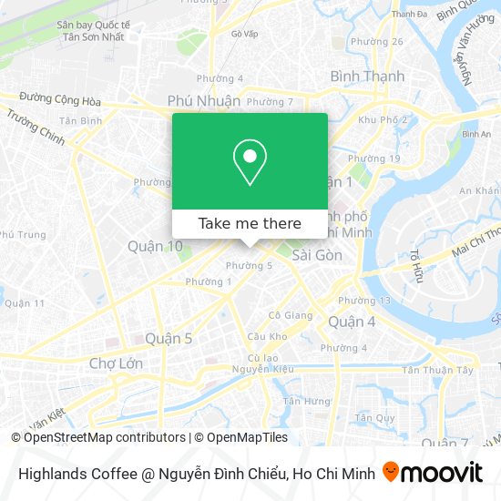 Highlands Coffee @ Nguyễn Đình Chiểu map